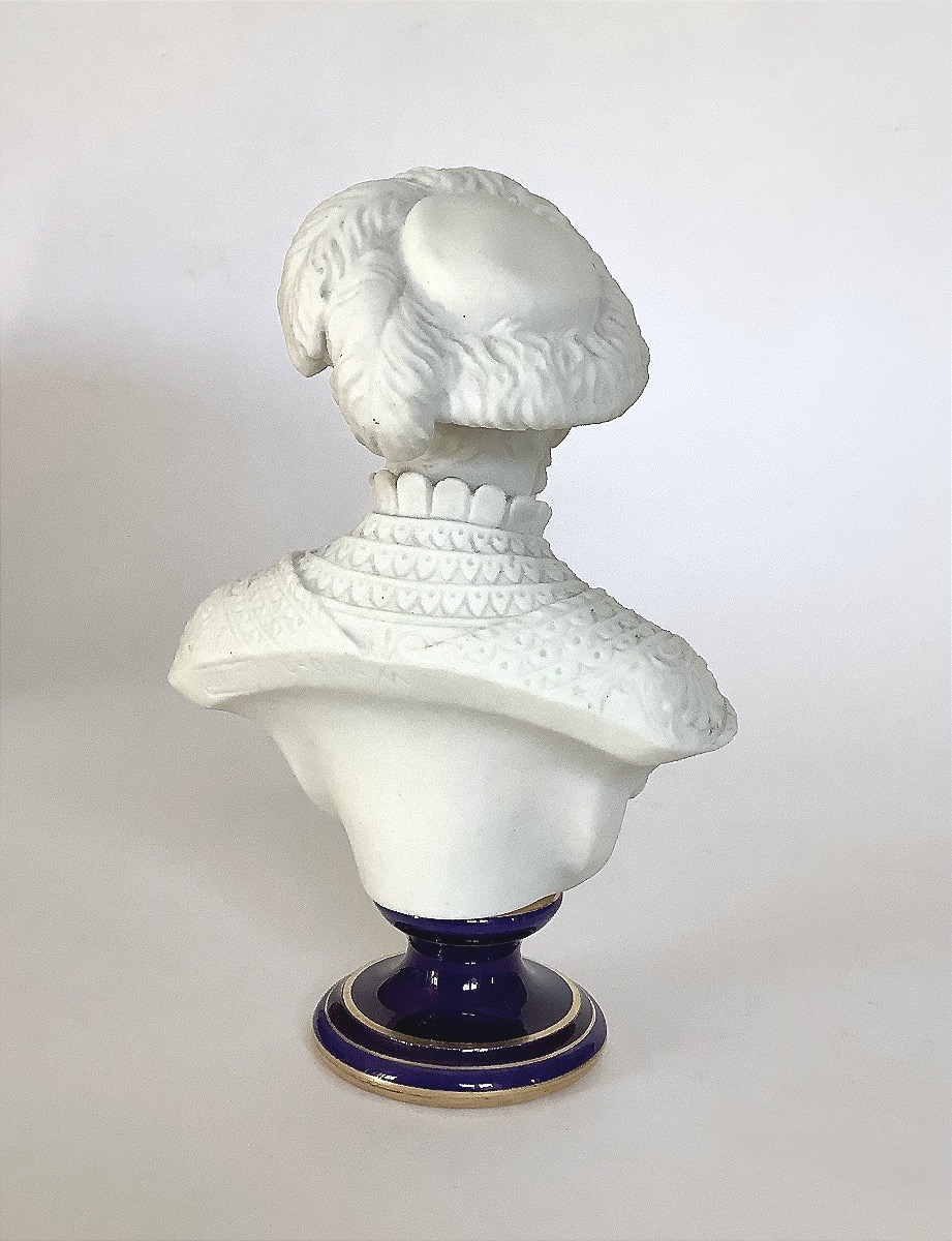 Sèvres Porcelain Factory. Bust Of Francis I-photo-2