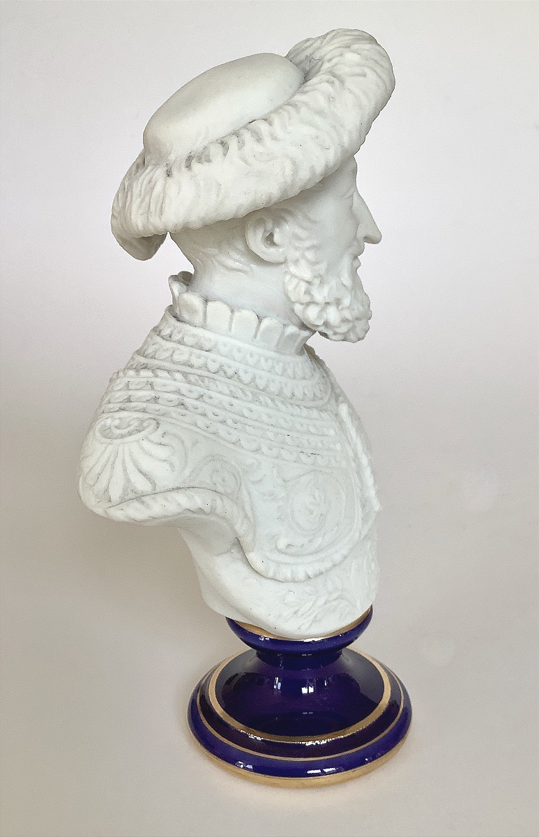 Sèvres Porcelain Factory. Bust Of Francis I-photo-3