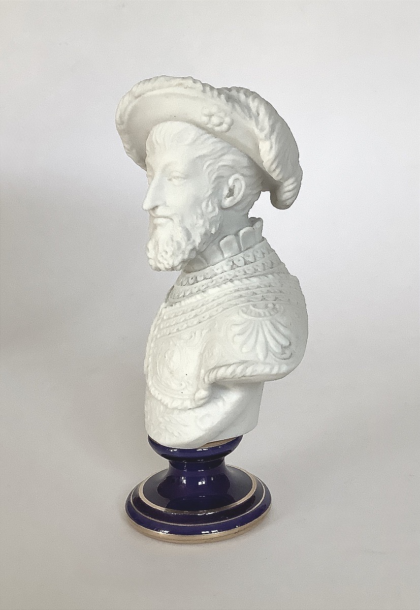 Sèvres Porcelain Factory. Bust Of Francis I-photo-4