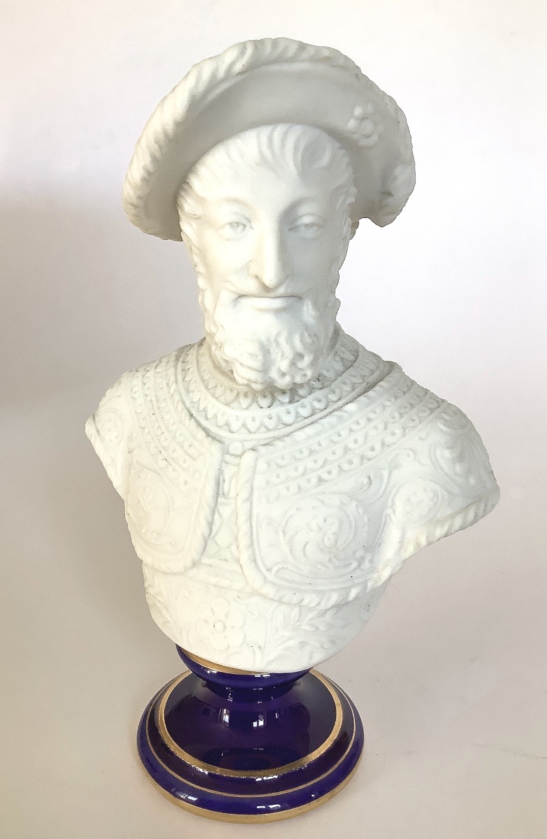 Sèvres Porcelain Factory. Bust Of Francis I