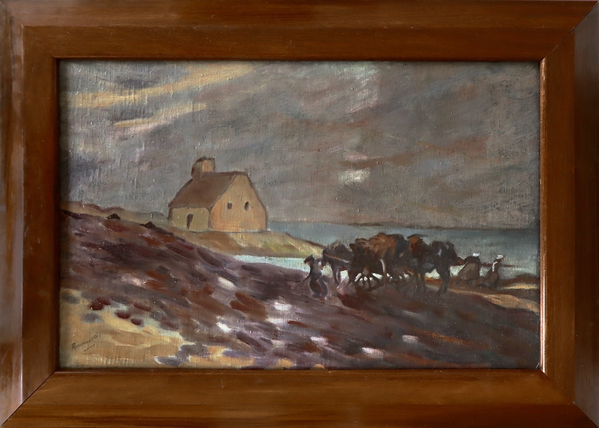 "La maison du Pendu" au Pouldu , Bretagne  début XXème - Ronan Loth - -photo-1