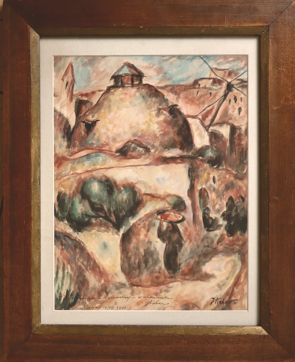 Jan Boguslaw Kober "Village du Levant" 1933 -  Ecole Polonaise-photo-1