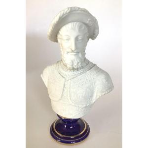 Sèvres Porcelain Factory. Bust Of Francis I