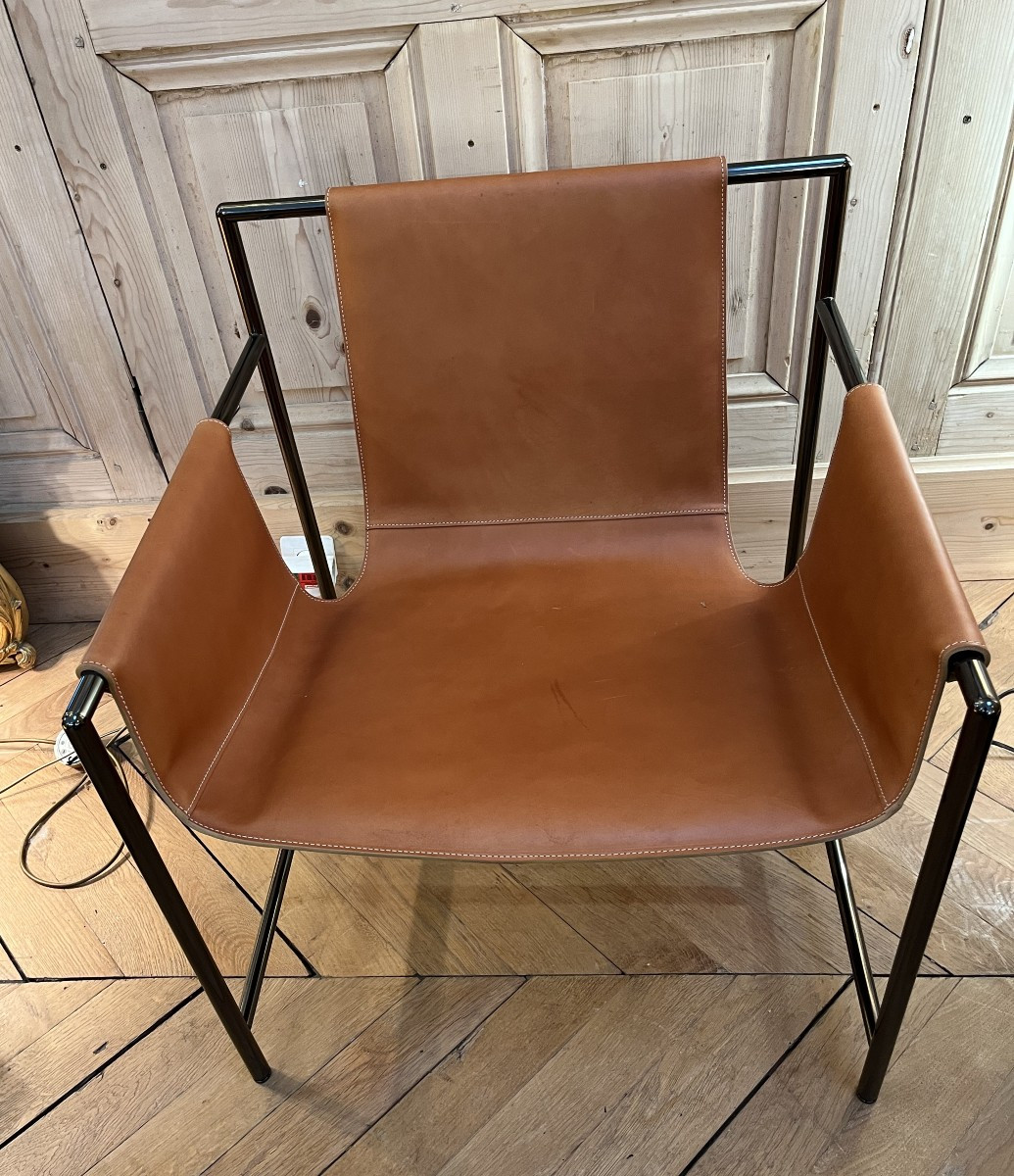 Fauteuil Ming's Heart Poltrona Frau Designer Shi-Chieh Lu-photo-3