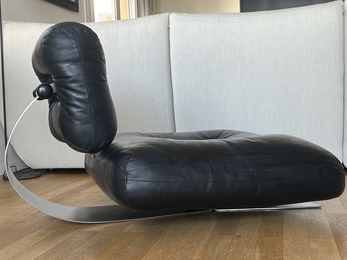 Oscar Niemeyer  Lounge Chair + Ottoman Modèle Alta Bas ON1PH pour Mobilier International-photo-4