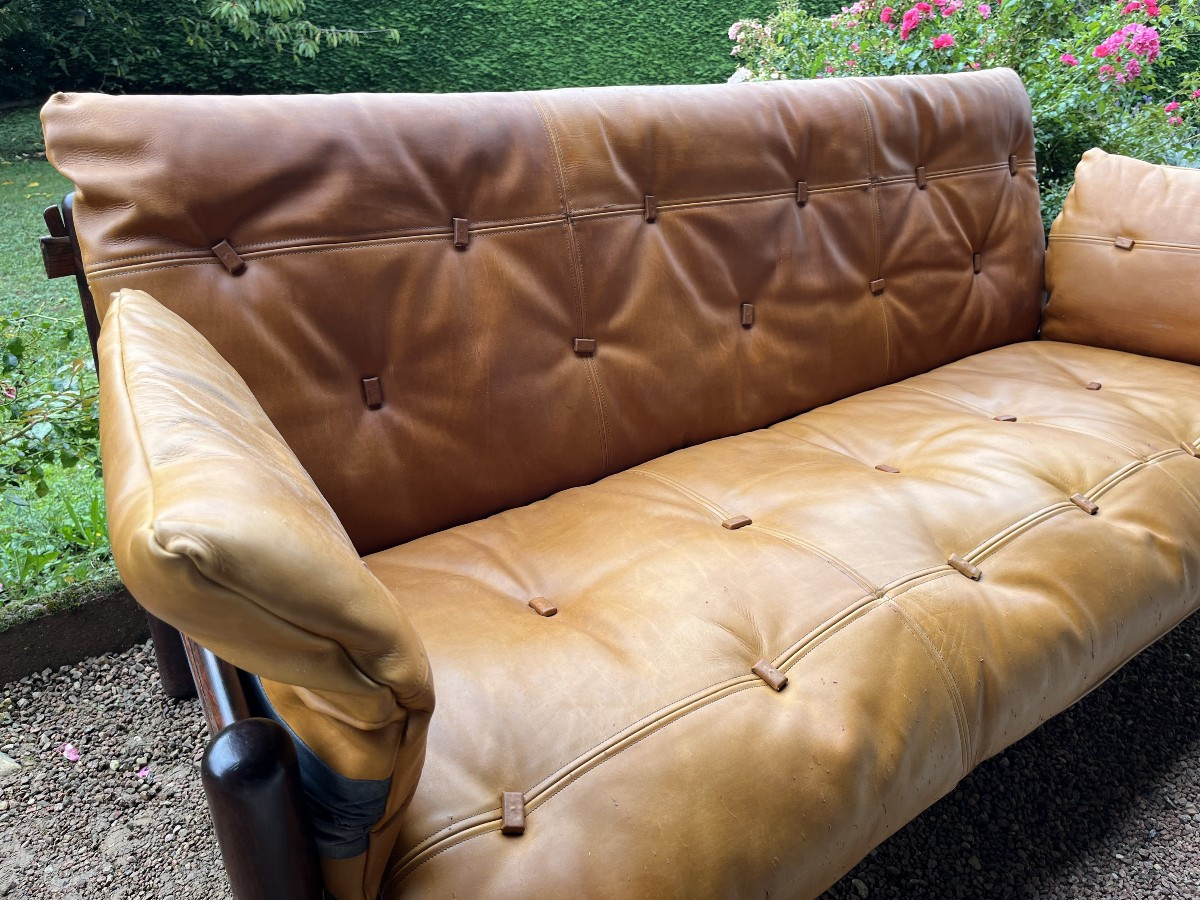 Canapé Cuir Jean Gillon pour Woodart-photo-3