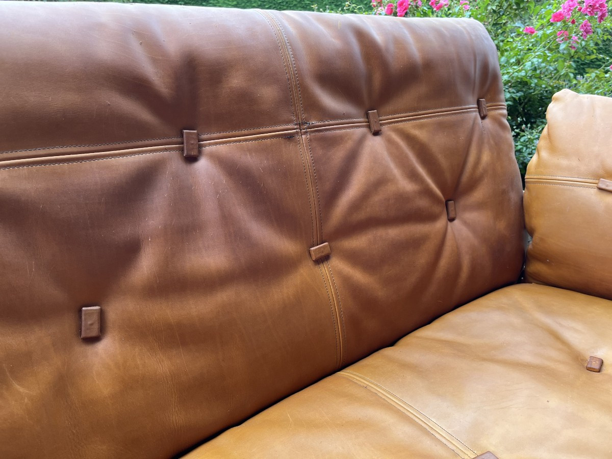 Canapé Cuir Jean Gillon pour Woodart-photo-1