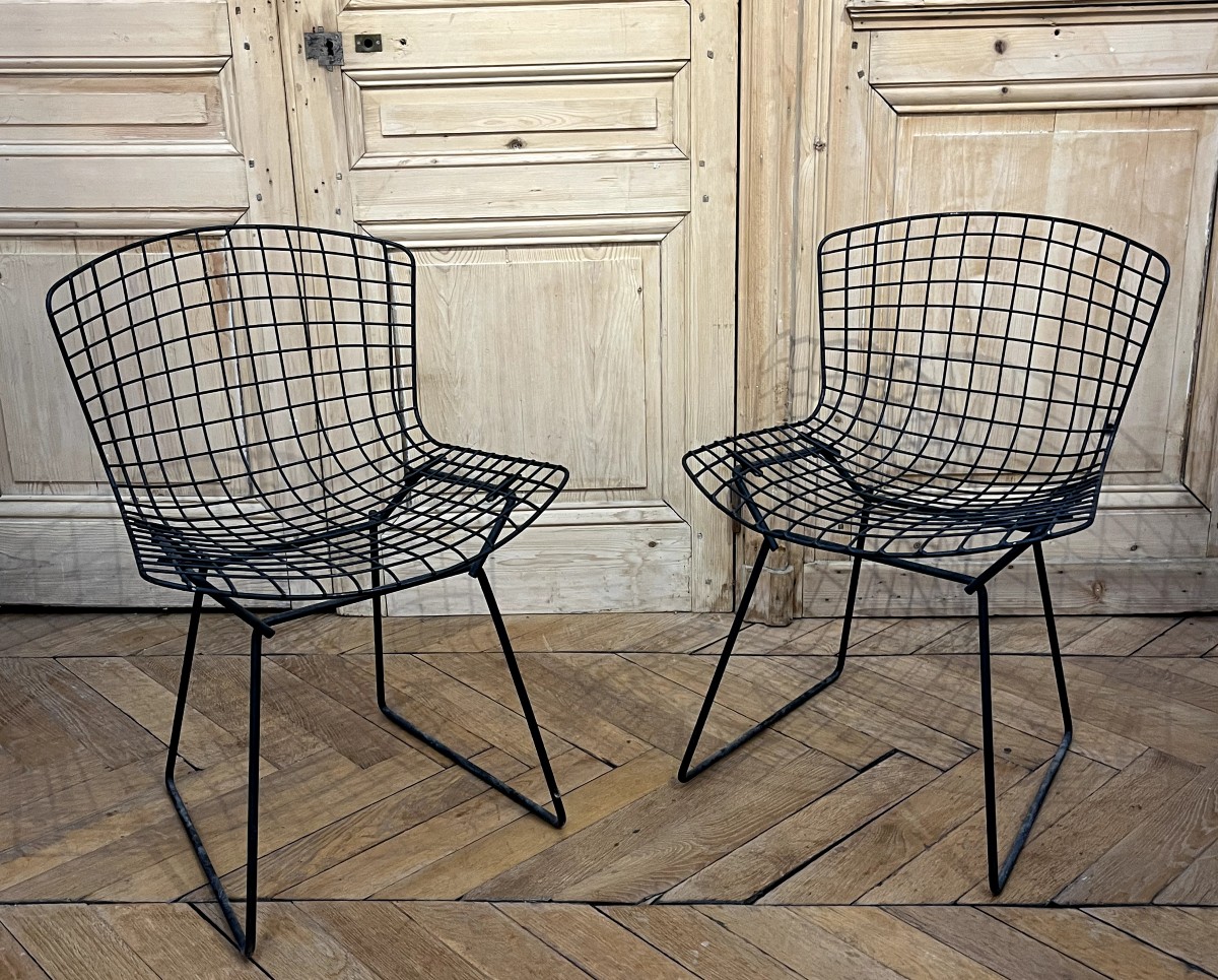 Harry Bertoia (1915-1978) Pair Of Bertoia Chairs 