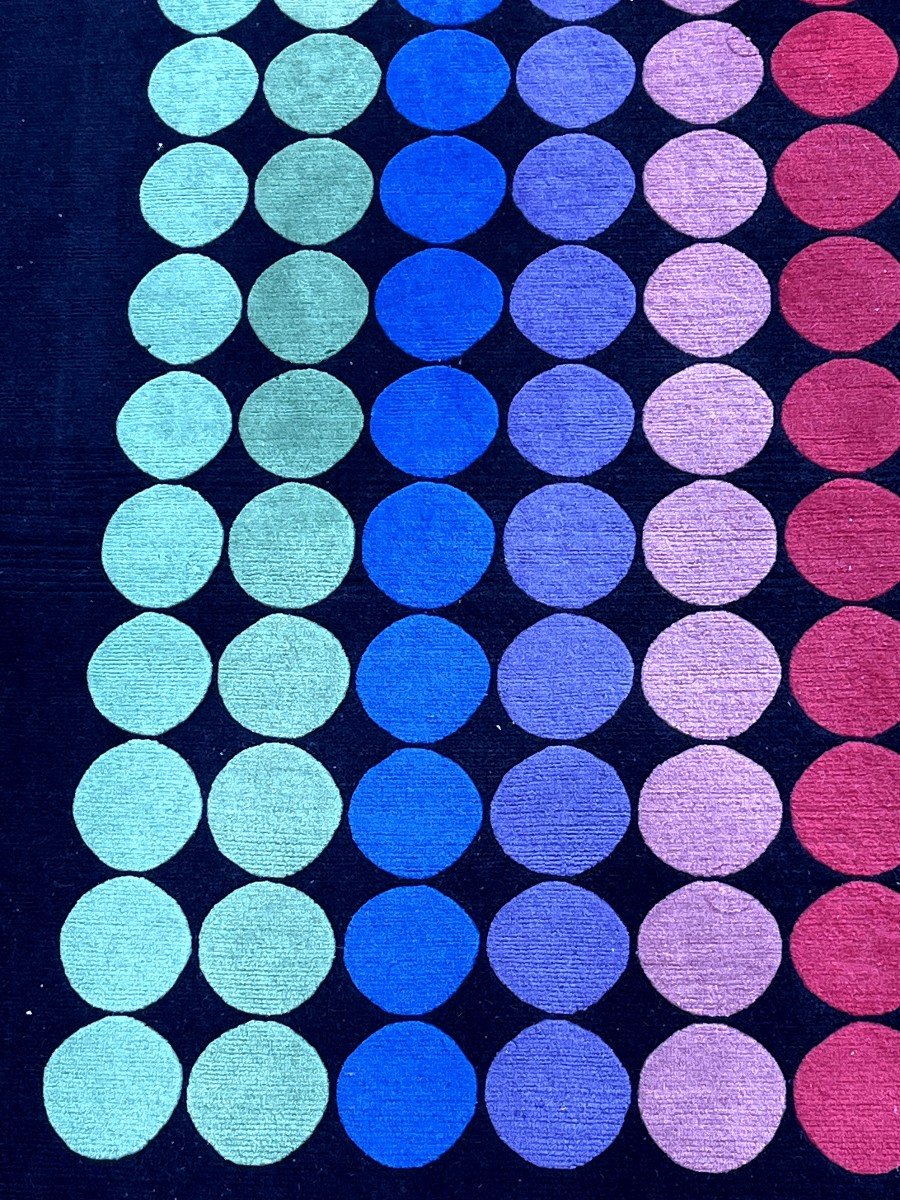 Verner Panton  Tapis Rainbow  Pure Laine Tissée main  Fabricant Designers Carpet-photo-4