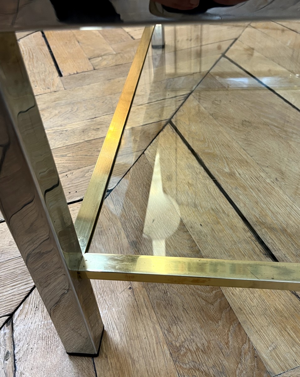 Grande Table Basse design italien des années 1970-photo-2