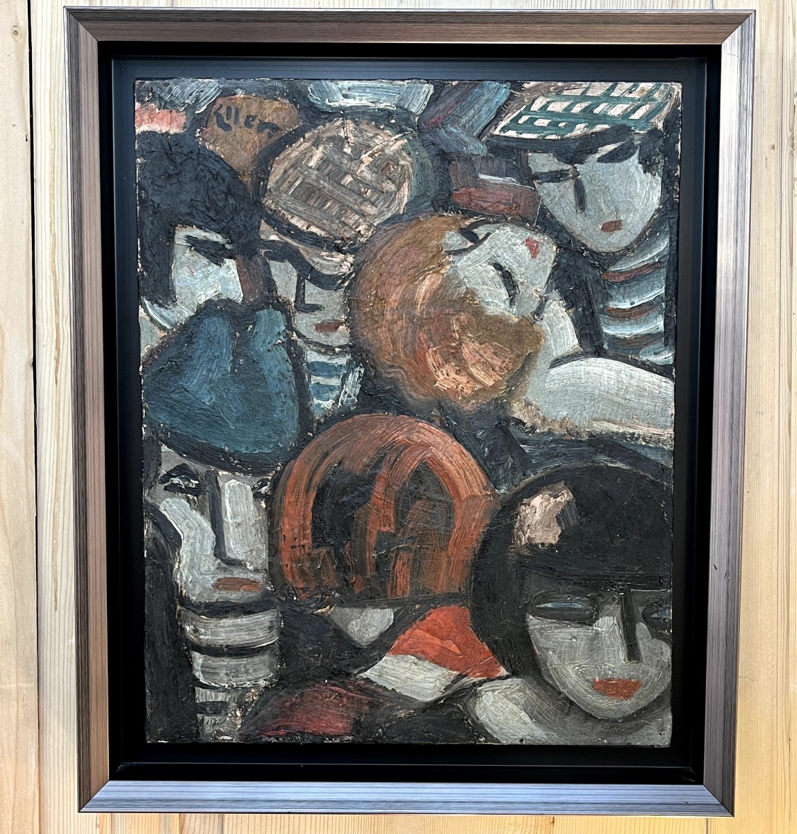 Lucien Roudier dit Eller  Huile sur Toile 