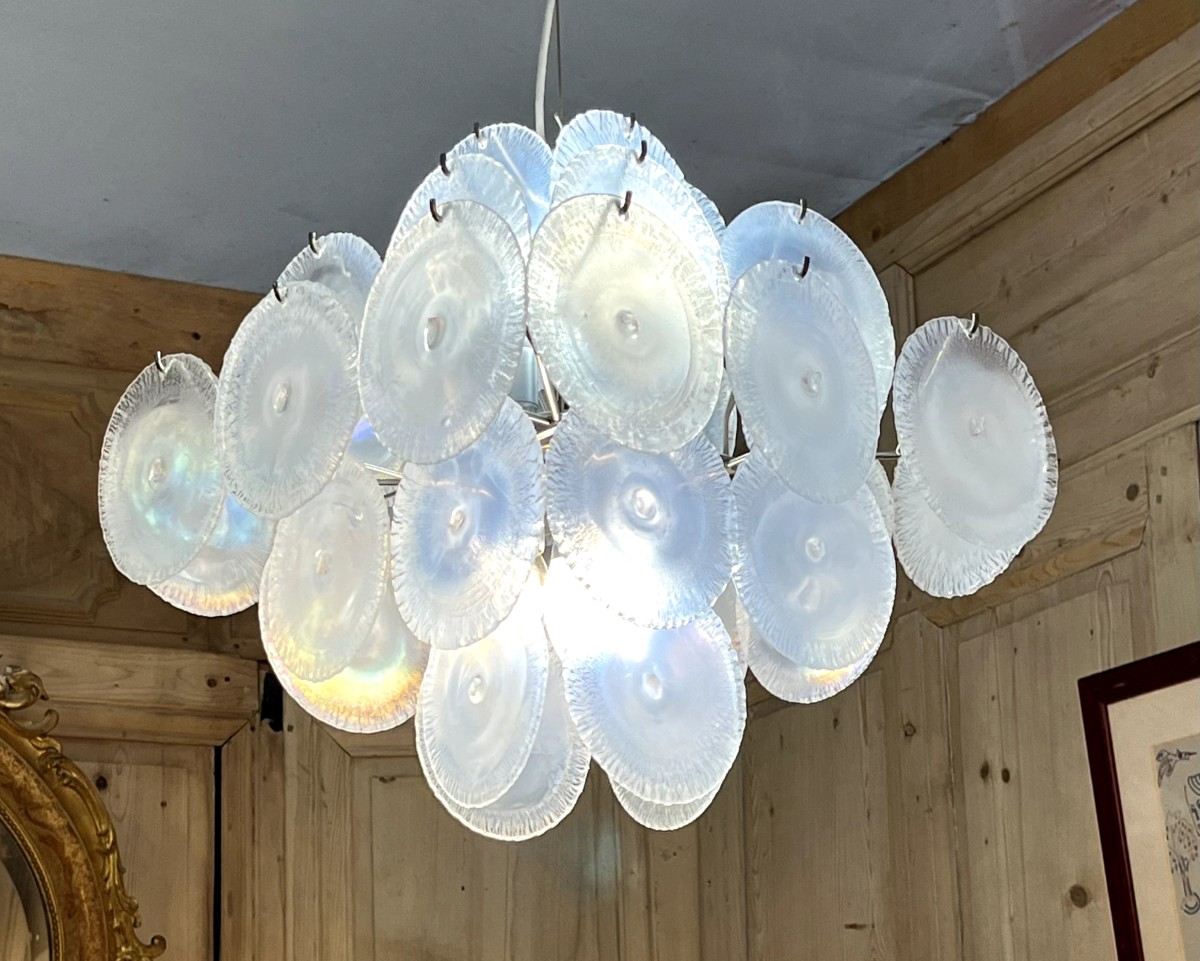 Carlo Nason Chandelier Murano Mazzega Edition 1970