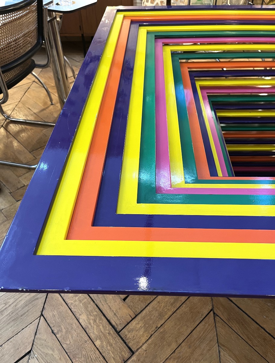 Table moderniste des années 1980-photo-2