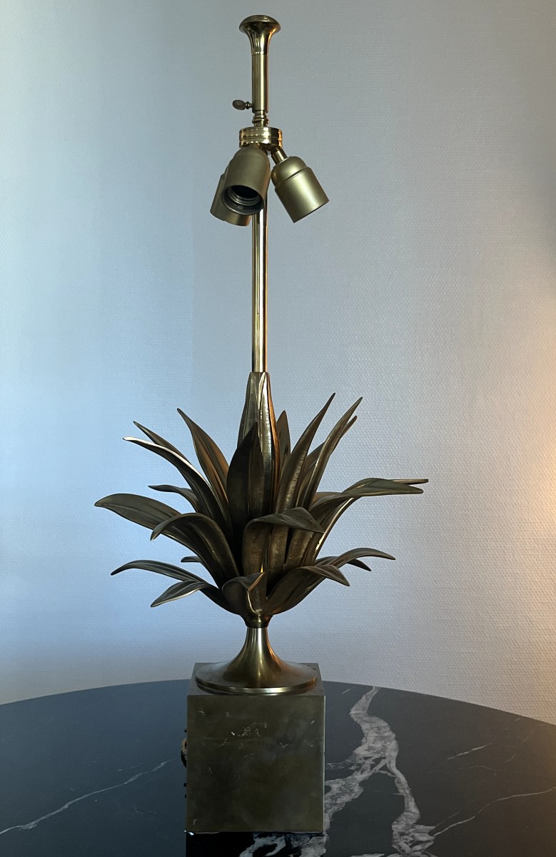 Maison Charles "agave à Gorge" Lamp France 1970-photo-1
