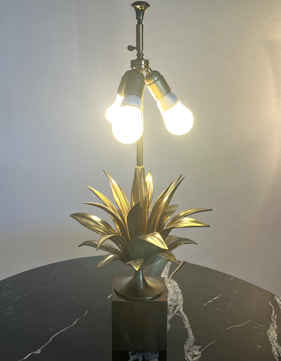 Maison Charles "agave à Gorge" Lamp France 1970-photo-6