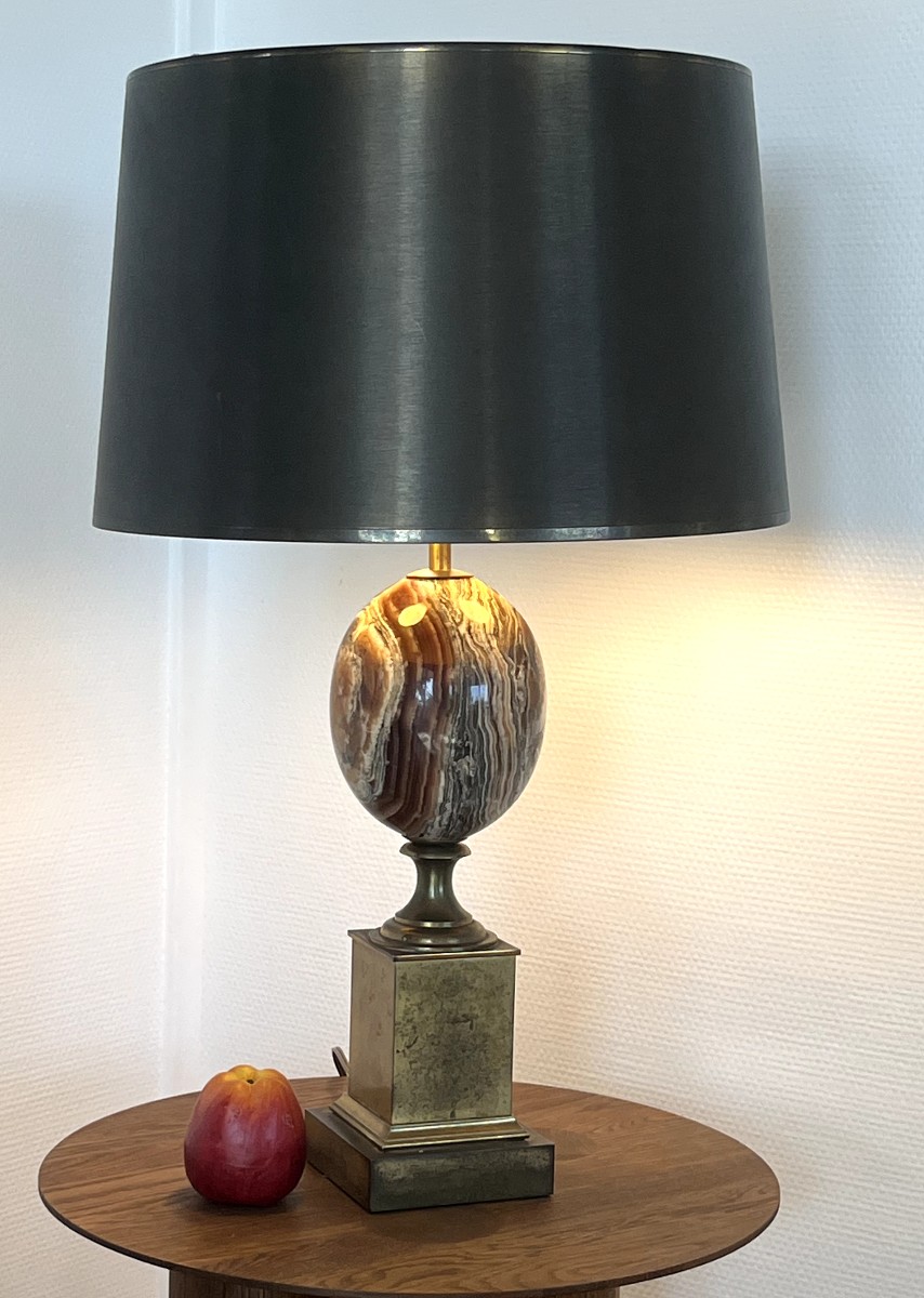 Egg Lamp Maison Charles France 1970-photo-2