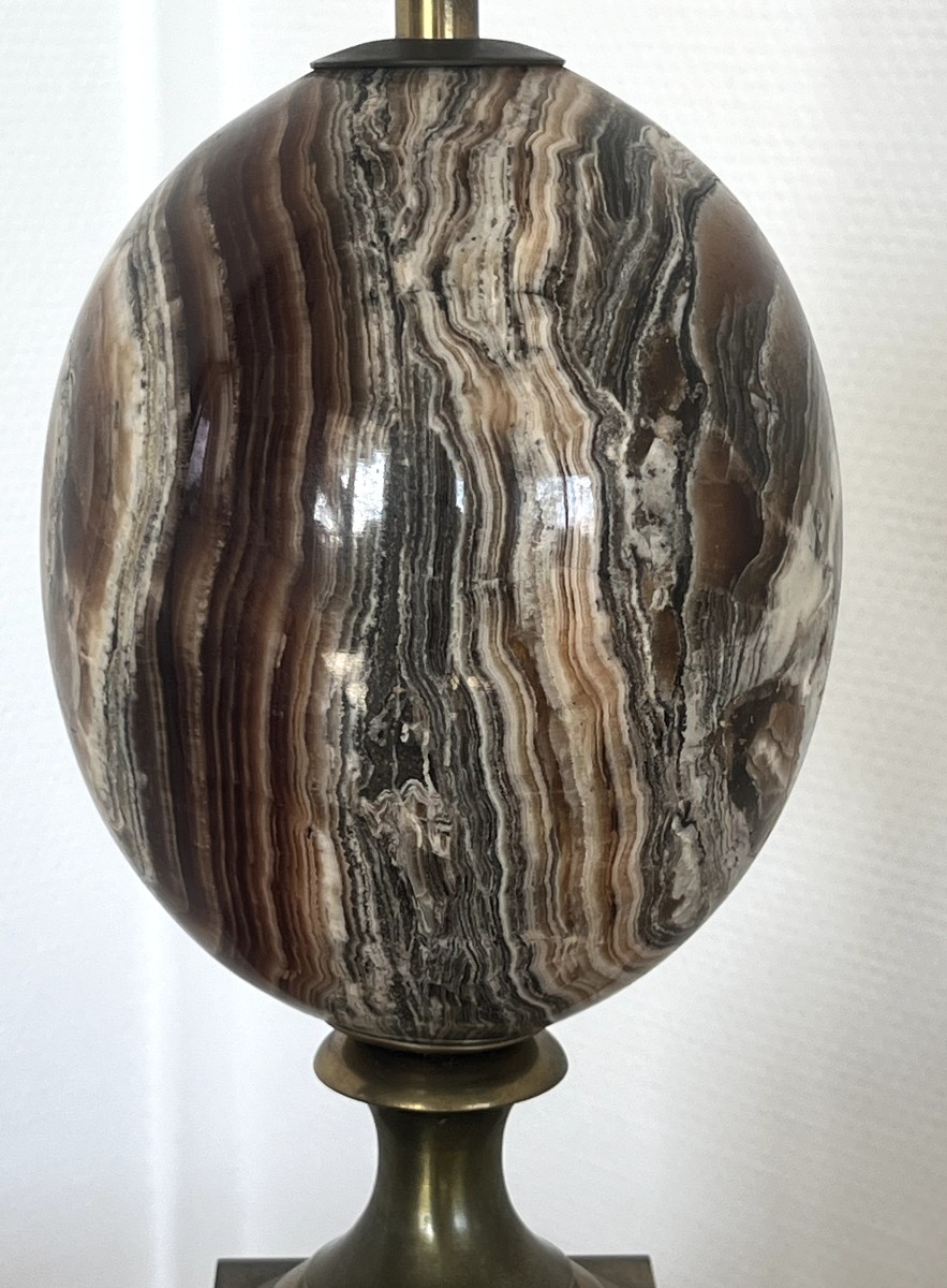 Egg Lamp Maison Charles France 1970-photo-4