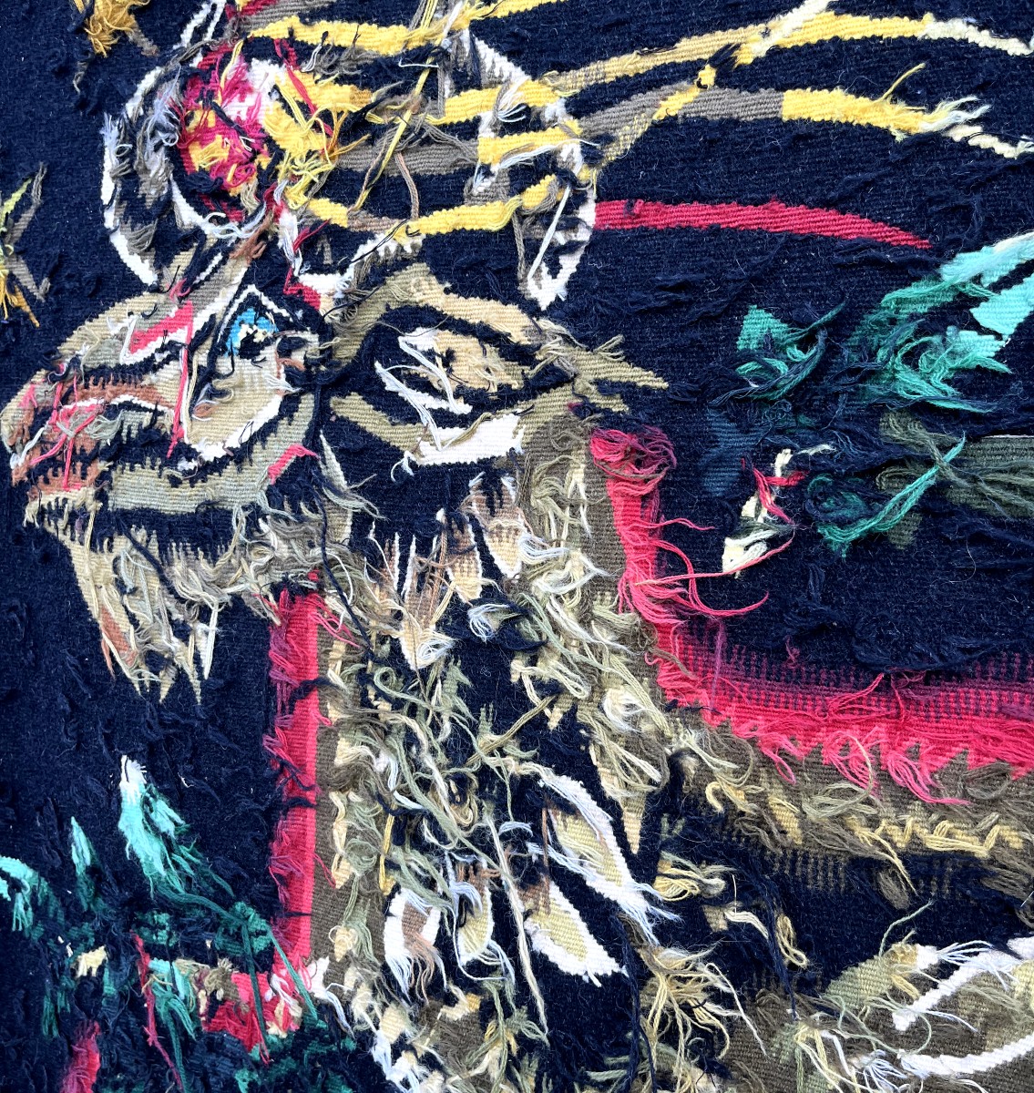  Aubusson Tapestry Titled "d'étoiles" By Jean Lurçat From The Tabard Workshops-photo-7