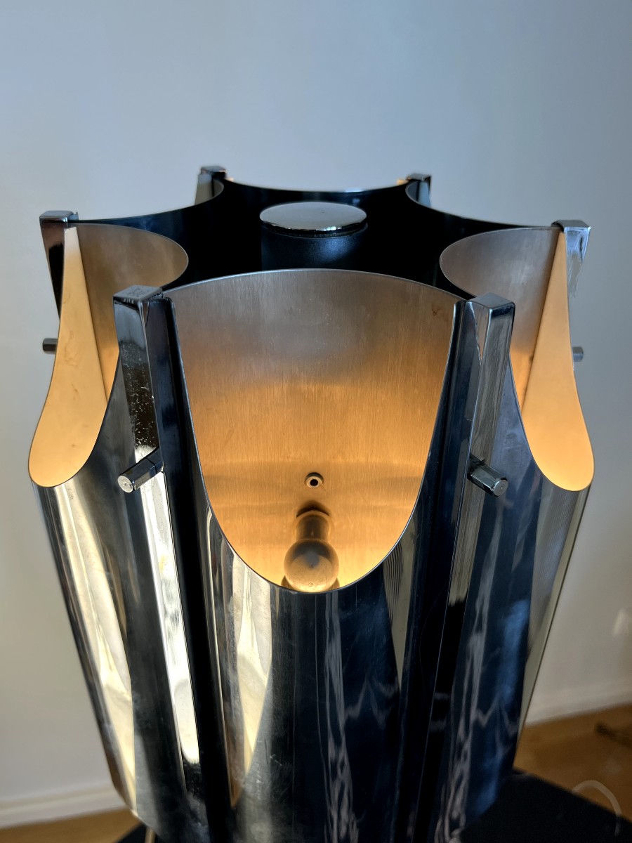 "organ" Lamp In Chrome-plated Stainless Steel-photo-4