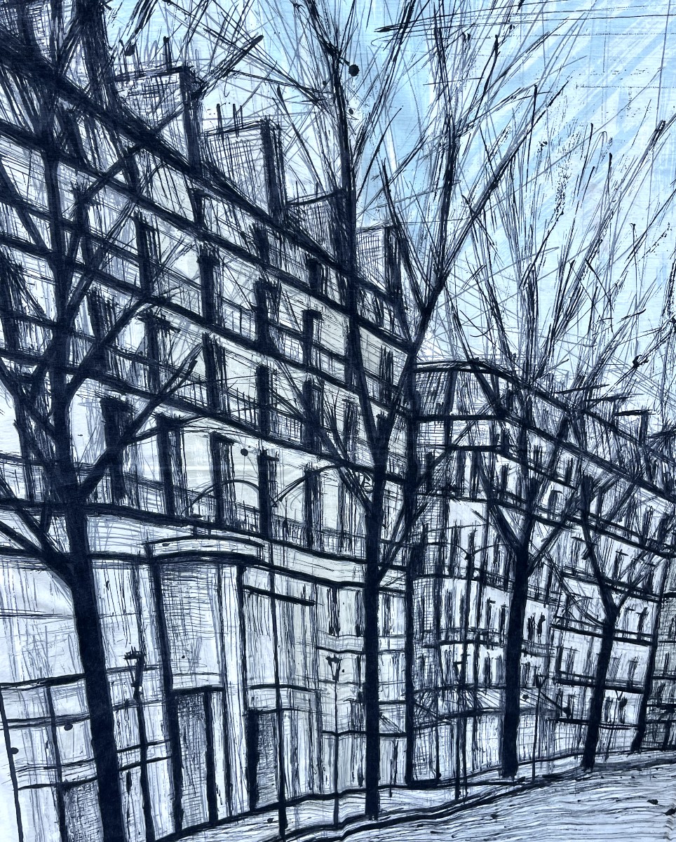 Bernard Buffet Edition Printed On Canvas And Published By Corot -photo-3