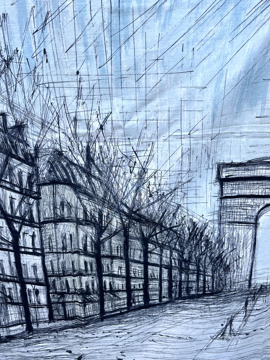 Bernard Buffet Edition Printed On Canvas And Published By Corot -photo-4