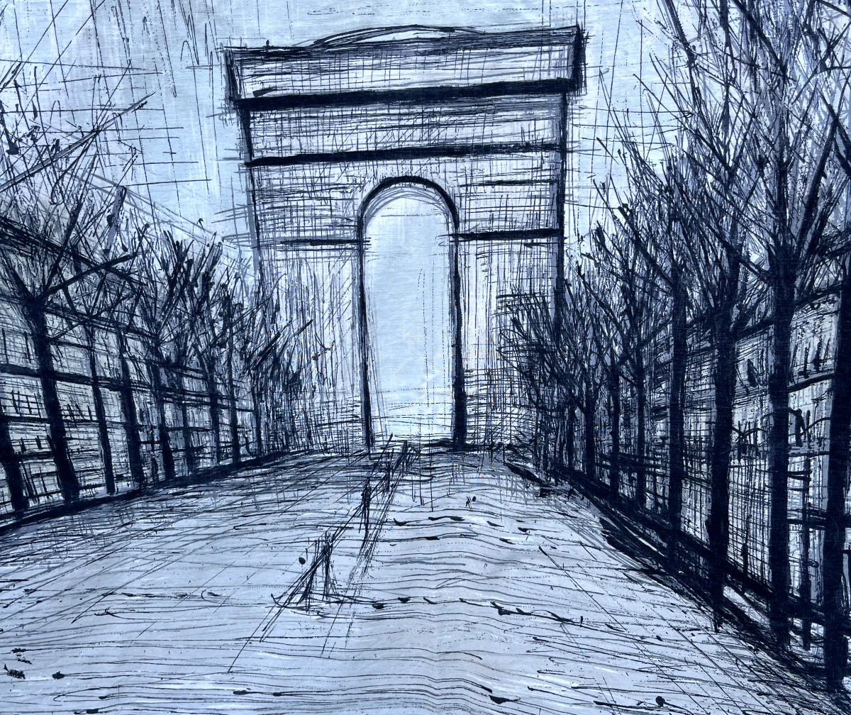 Bernard Buffet Edition Printed On Canvas And Published By Corot -photo-3