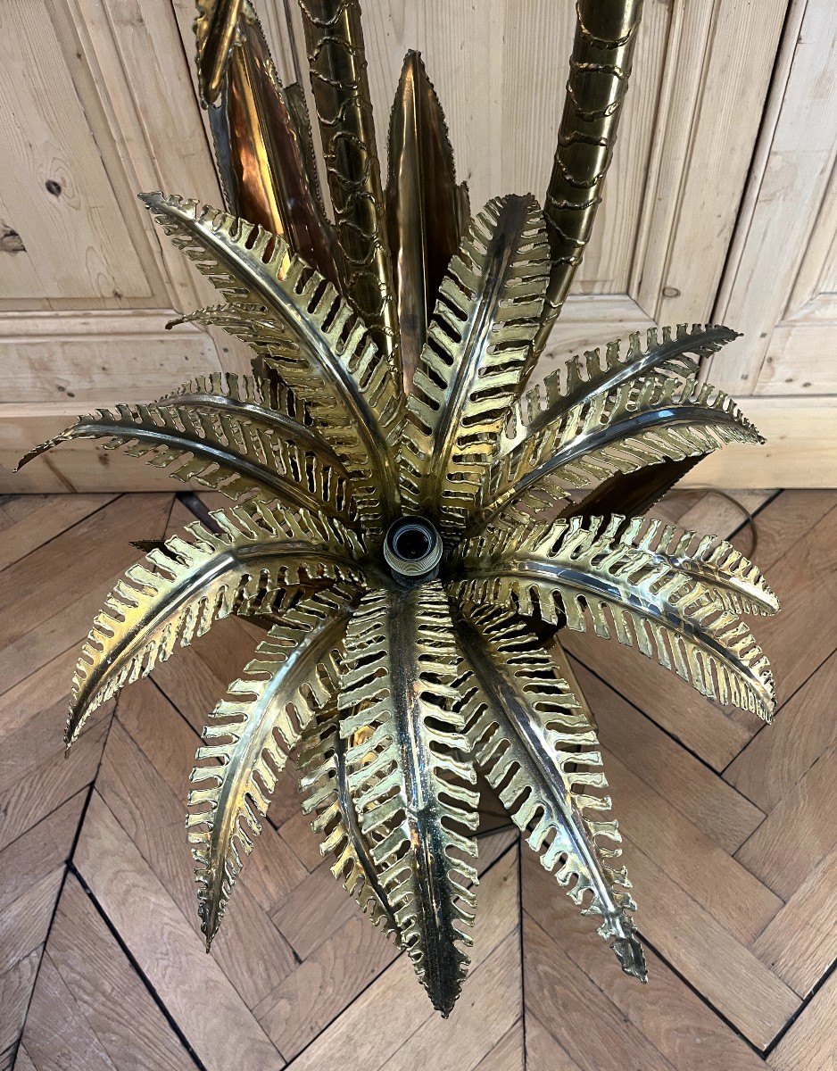 Important "palmier" Floor Lamp, France, 1970-photo-4