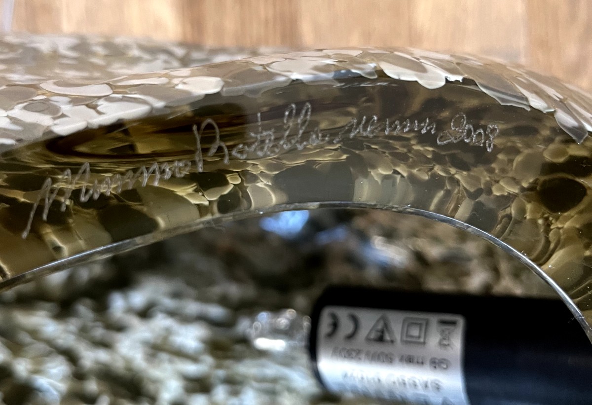 Mimmo Rotella (1918-2006) Table Lamp Model Sasso For Venini-photo-4