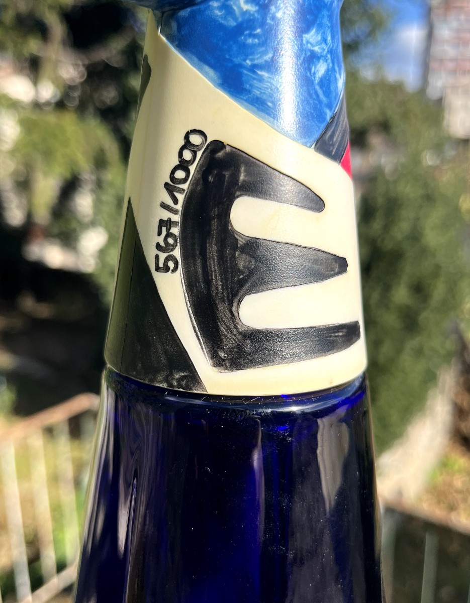 Marina PICASSO  ''Chapeau Bleu''  Flacon factice géant de parfum-photo-3