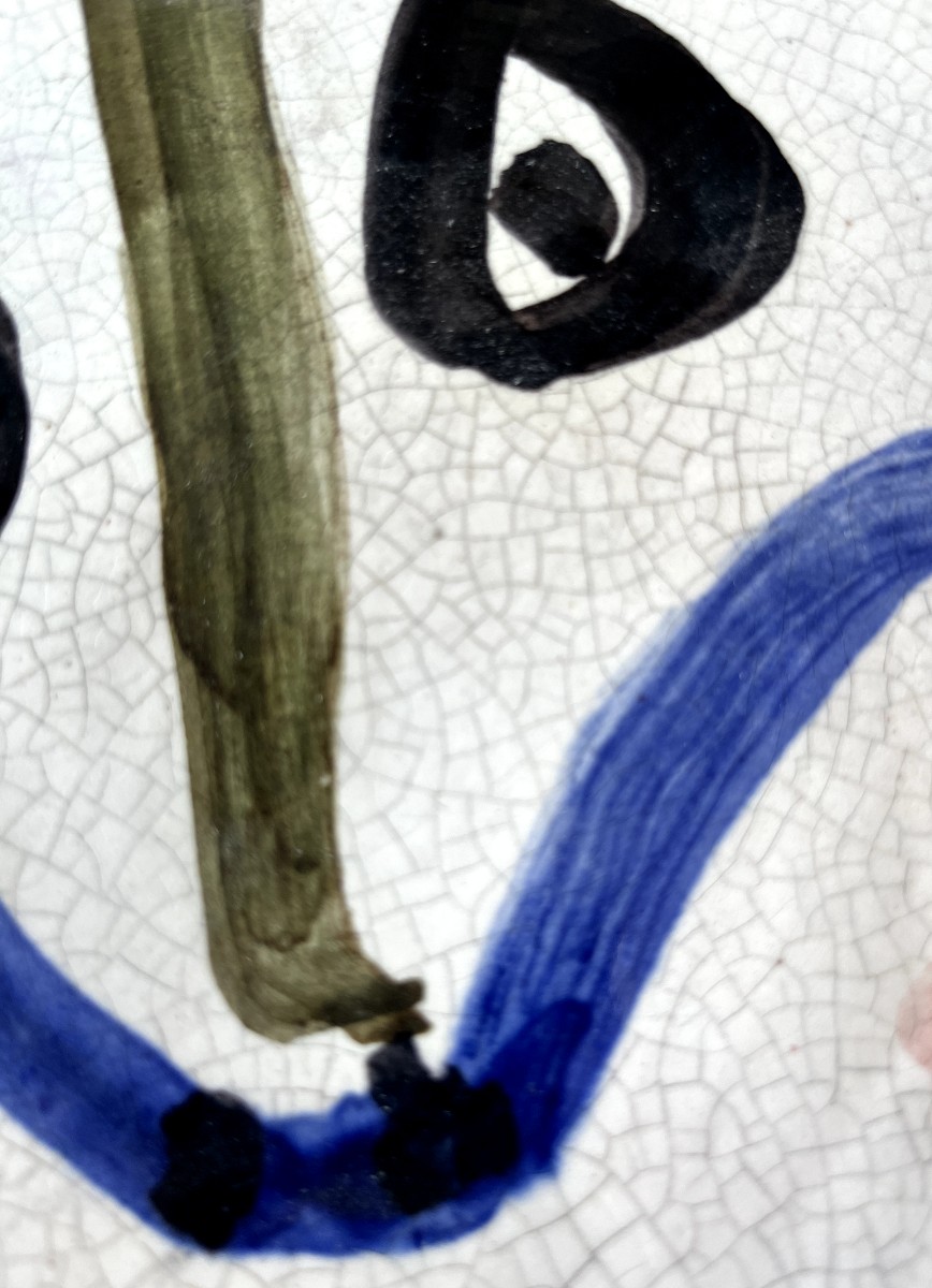 Pablo Picasso (1881-1973) et Atelier Madoura   Assiette Visage N°106 -photo-3