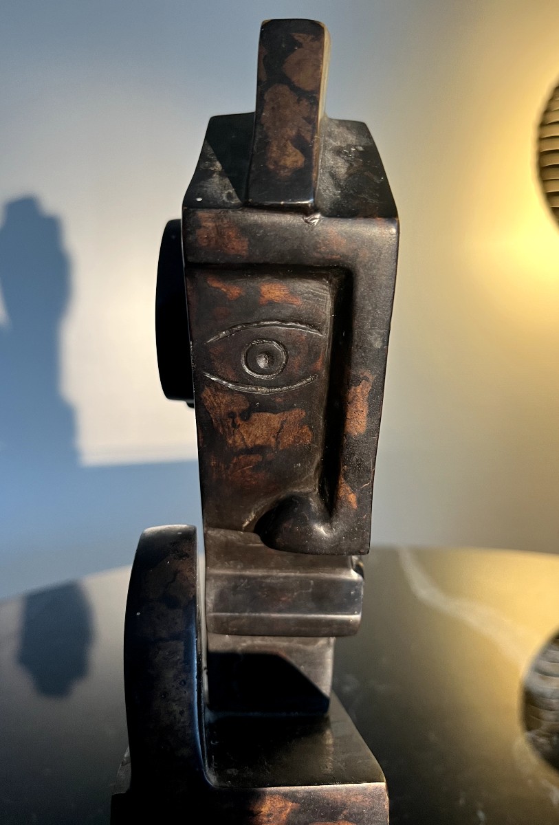 Jacques-Henri GUYOT (1946)  Femme Cubiste  Épreuve en Bronze-photo-4