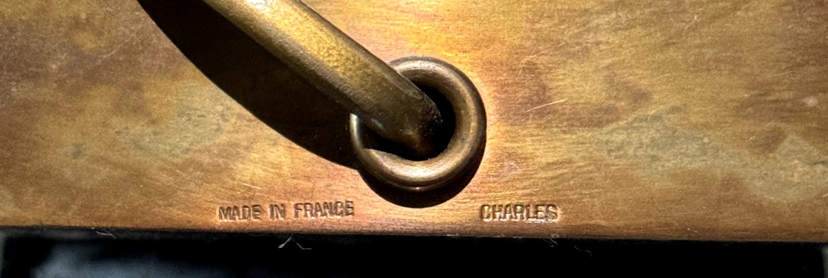 Maison CHARLES  Paire de lampes "LOTUS" France 1970 -photo-3