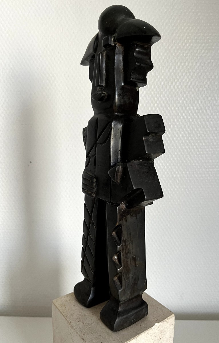 " Clown" Jacques-Henri GUYOT (1946)  Épreuve en Bronze-photo-4