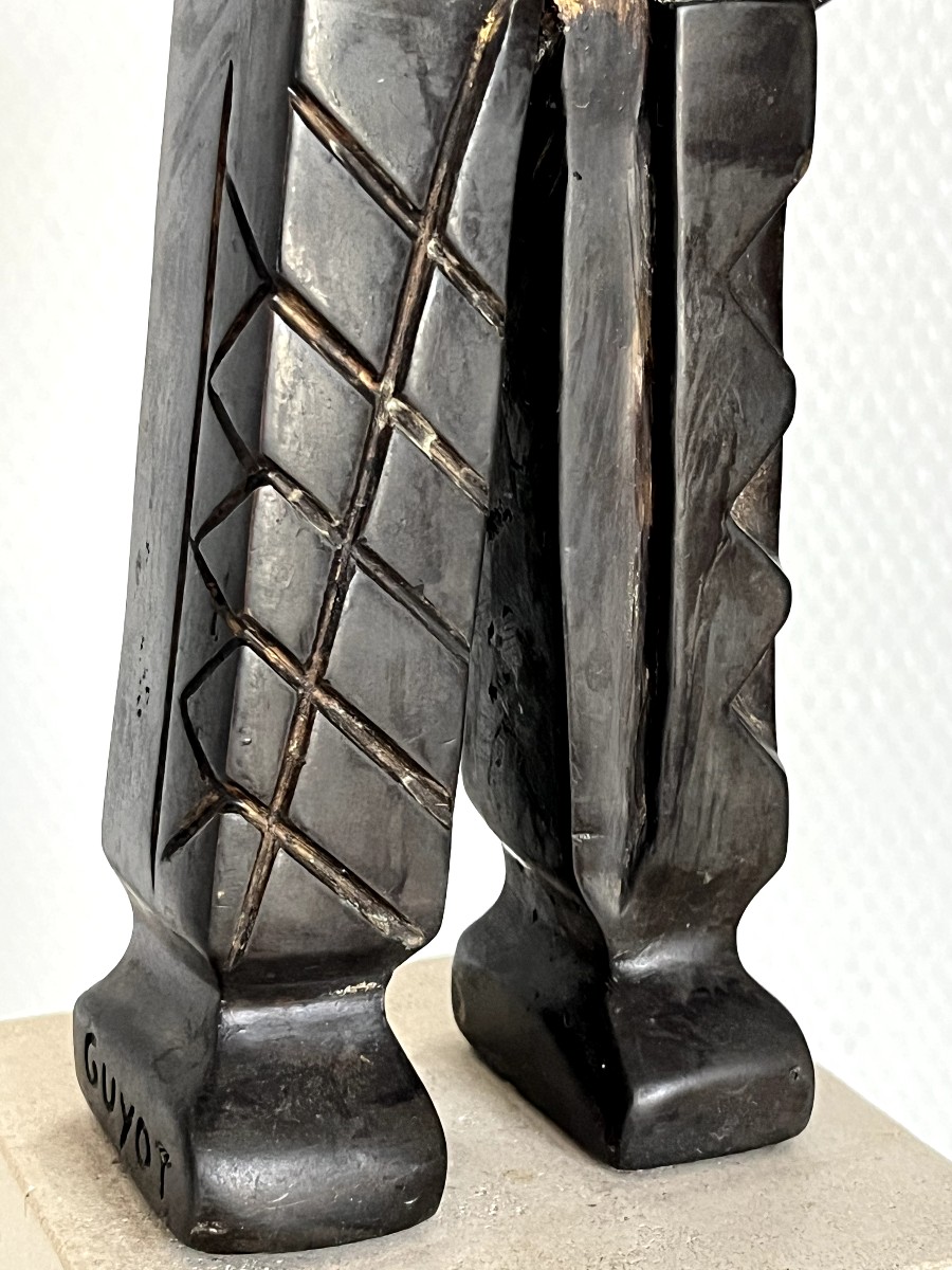 " Clown" Jacques-Henri GUYOT (1946)  Épreuve en Bronze-photo-2