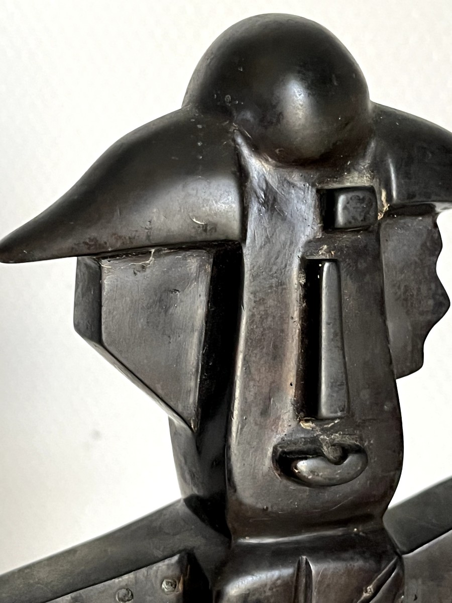 " Clown" Jacques-Henri GUYOT (1946)  Épreuve en Bronze-photo-3