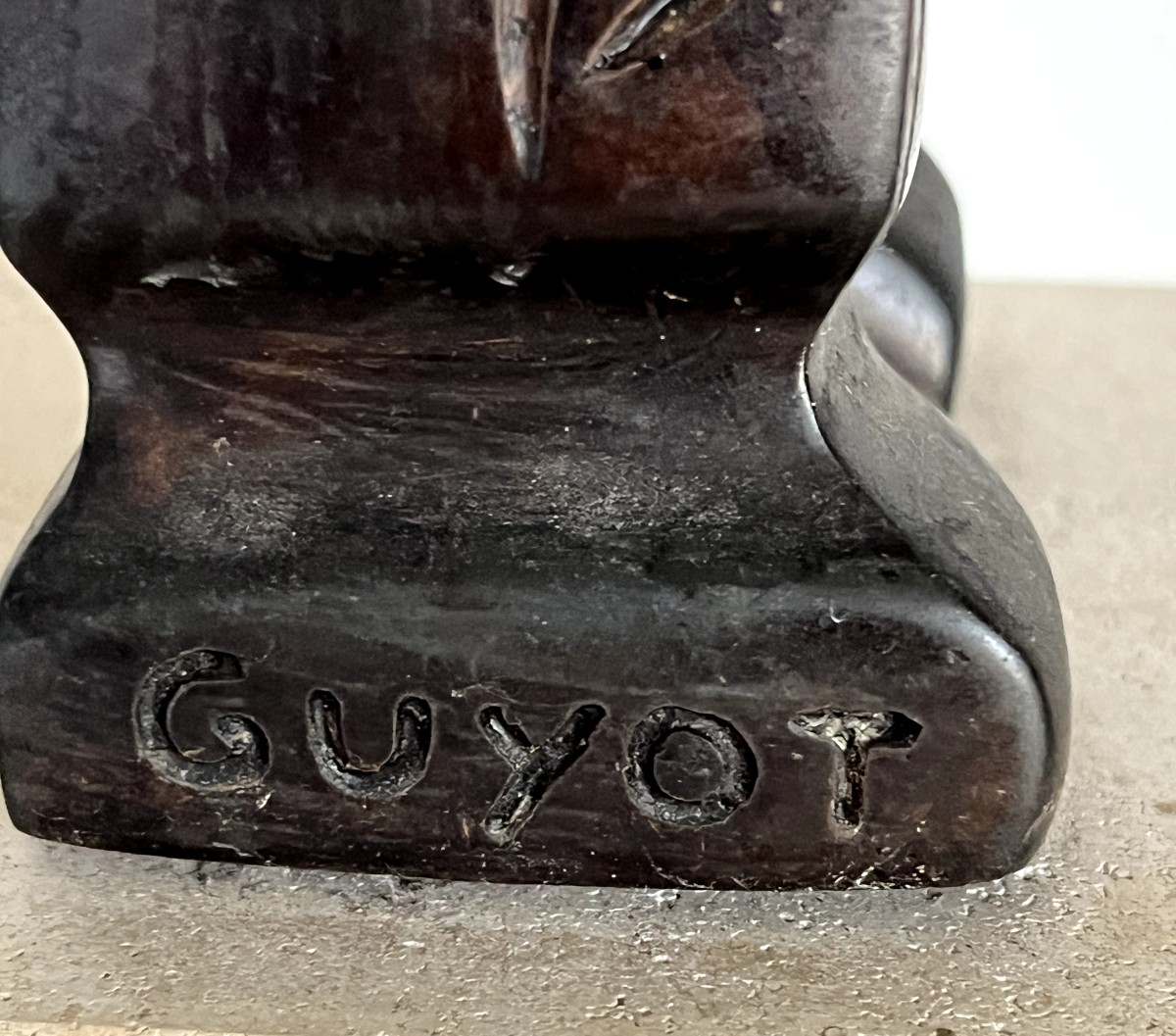 " Clown" Jacques-Henri GUYOT (1946)  Épreuve en Bronze-photo-4