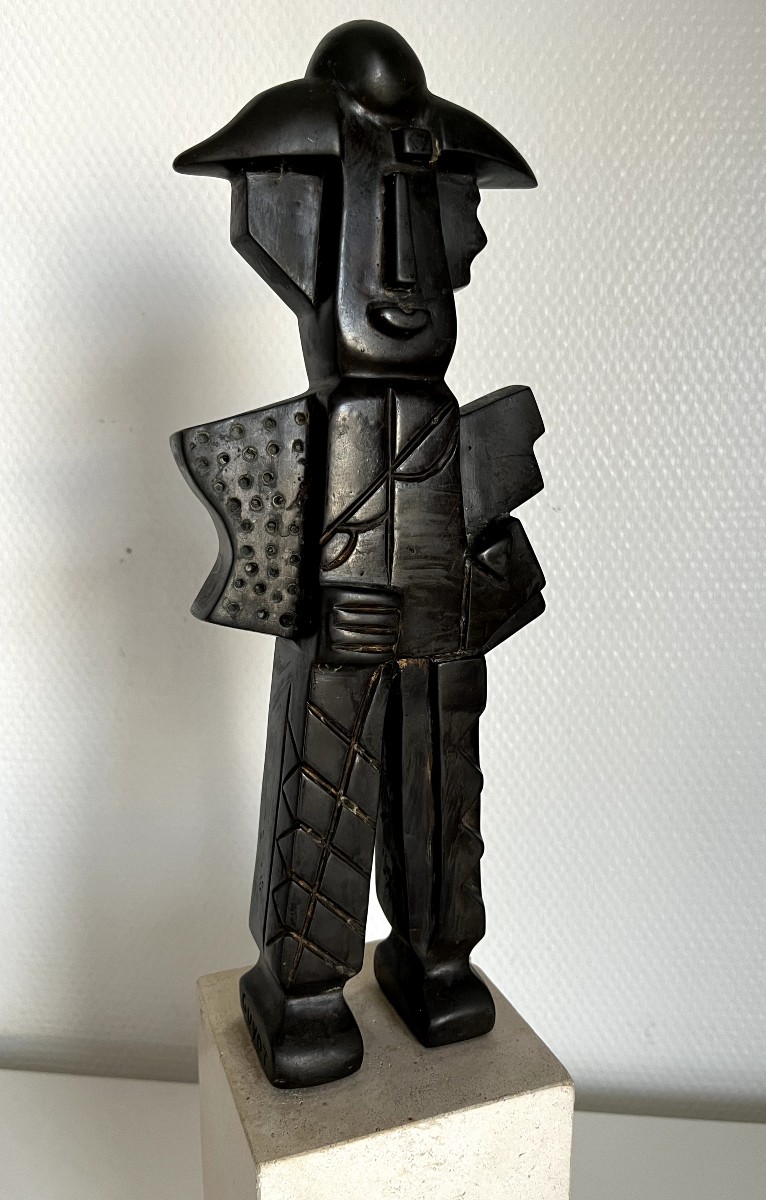 " Clown" Jacques-Henri GUYOT (1946)  Épreuve en Bronze