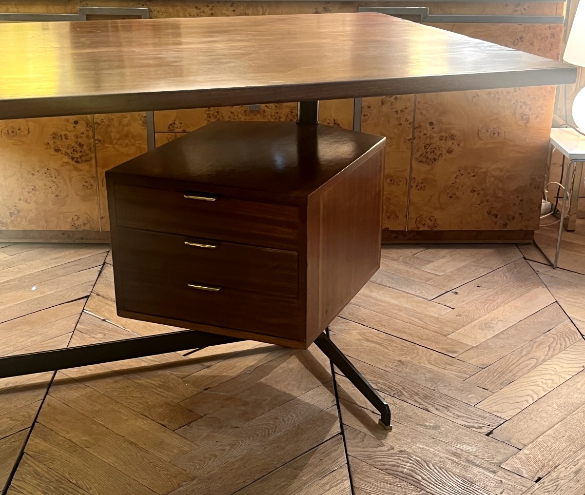 Osvaldo Borsani – T95 Model Desk, 1st Tecno Edition, Circa 1950-photo-6