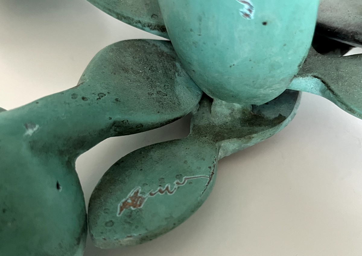 ARMAN Sculpteur Paire de Chandeliers aux cuillères - Bronze -photo-5