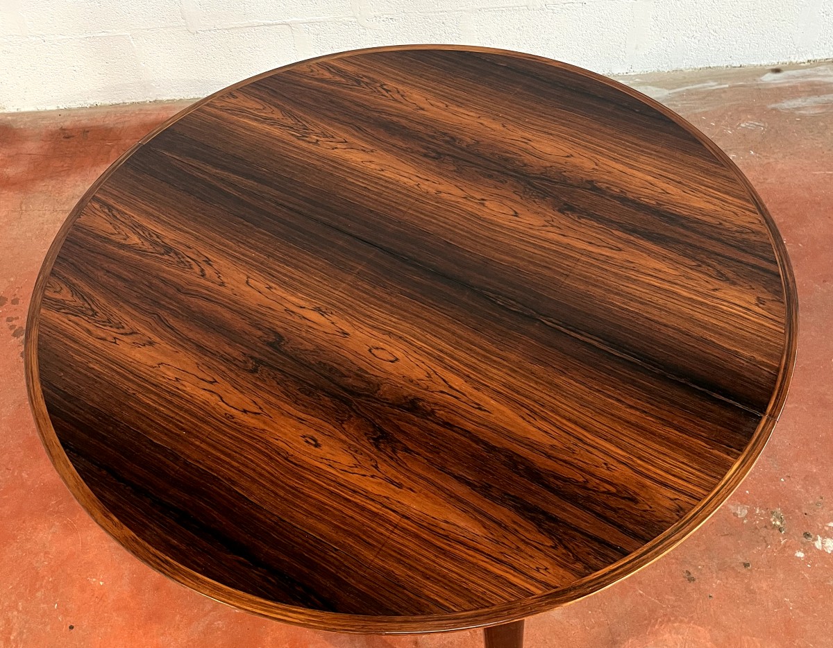 Ole HALD  Table ronde modèle "33" à double extension  Danemark 1960-photo-3