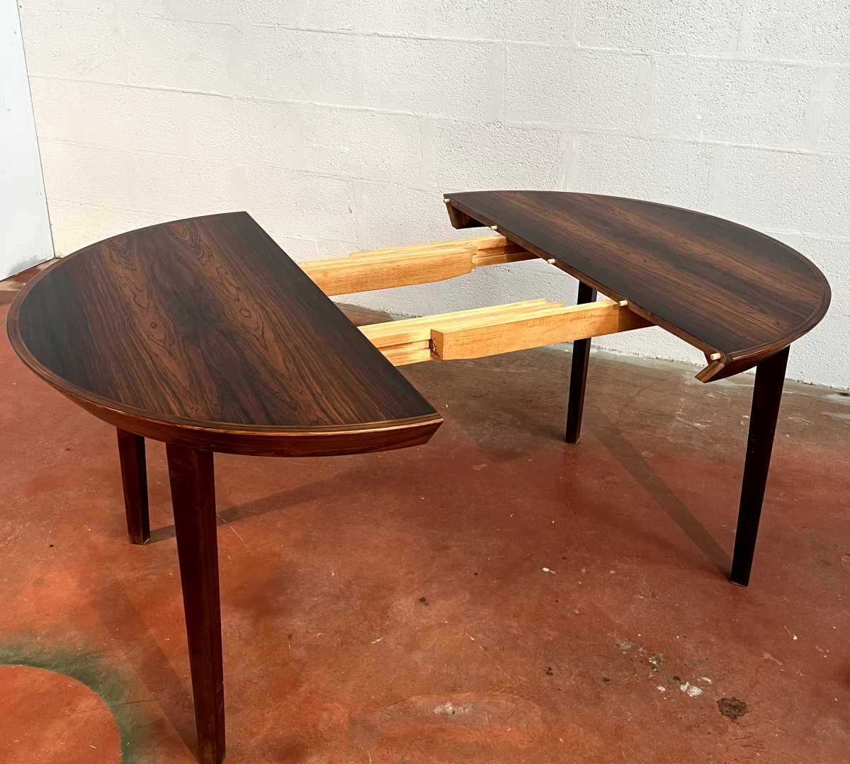 Ole HALD  Table ronde modèle "33" à double extension  Danemark 1960-photo-2