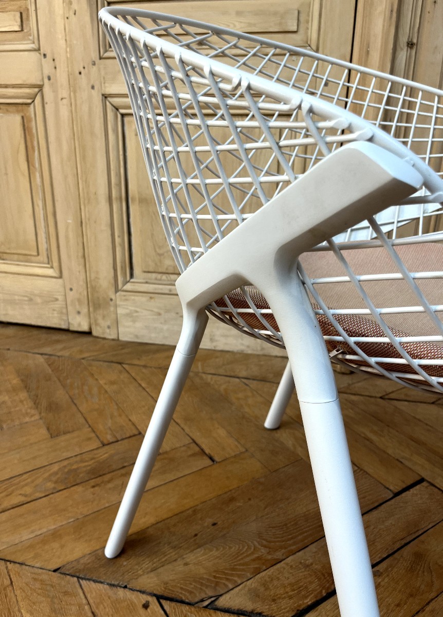 Paire de chaises KOBI by Alias + Table d’appoint BOMA by Kettal -photo-3