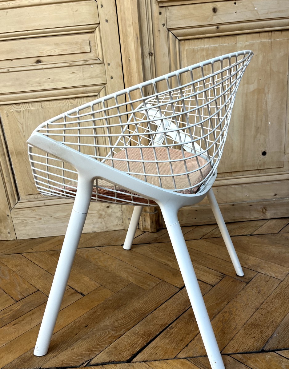 Paire de chaises KOBI by Alias + Table d’appoint BOMA by Kettal -photo-5