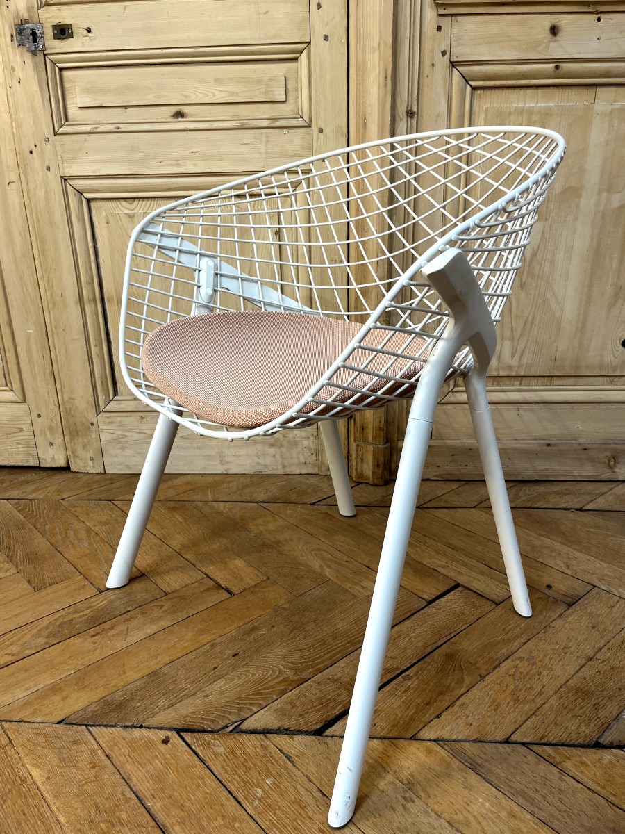 Paire de chaises KOBI by Alias + Table d’appoint BOMA by Kettal -photo-6