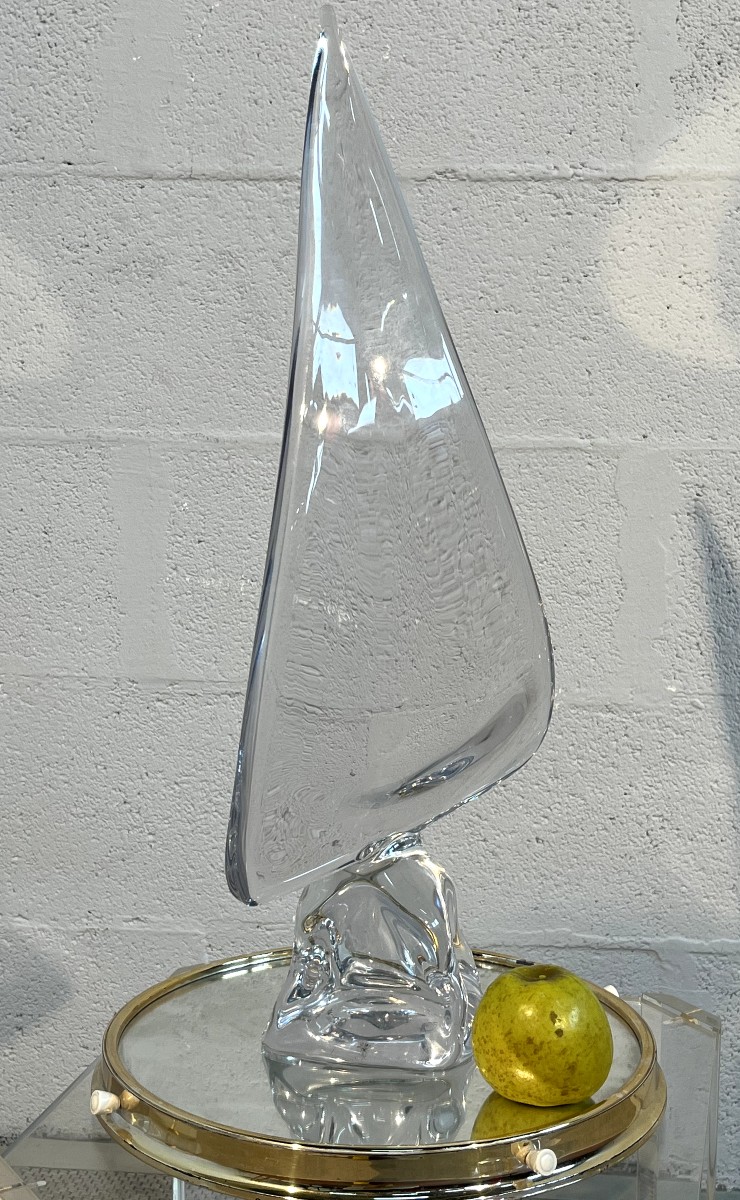 DAUM France « Voile » Grand modèle - France, années 1960-photo-2