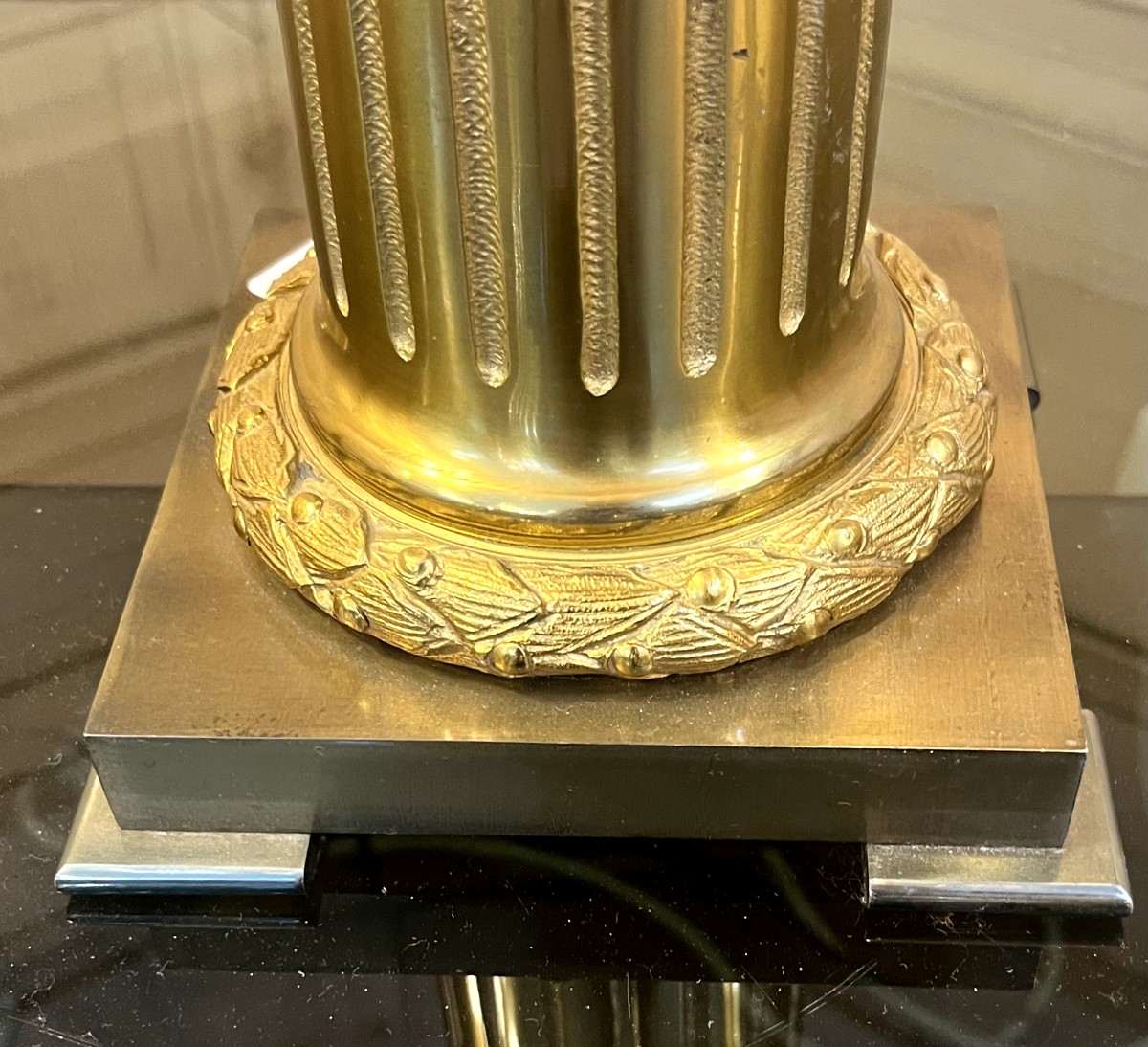 Maison Charles & Fils Egg Lamp, Bronze And Brass, France, 1970-photo-2