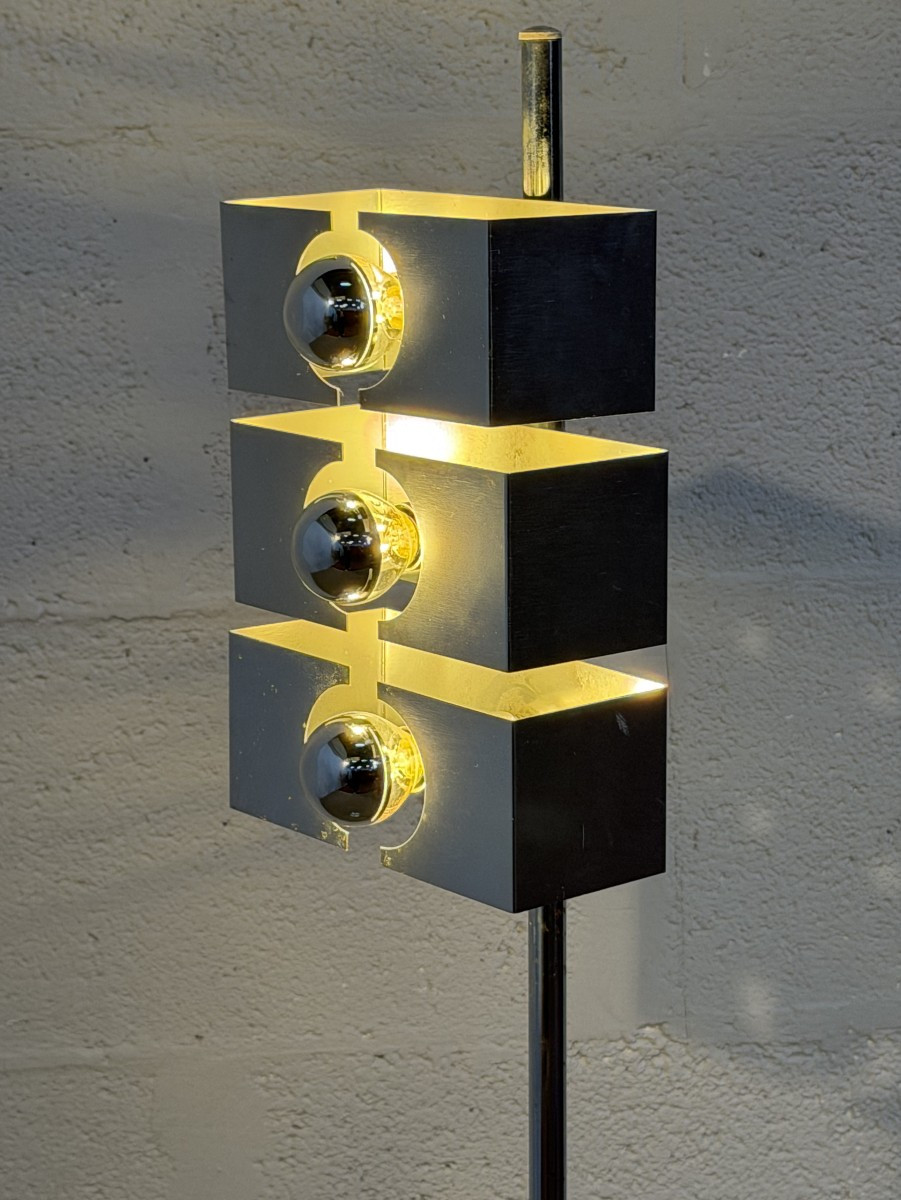 1970s Floor Lamp In Space Age Design,