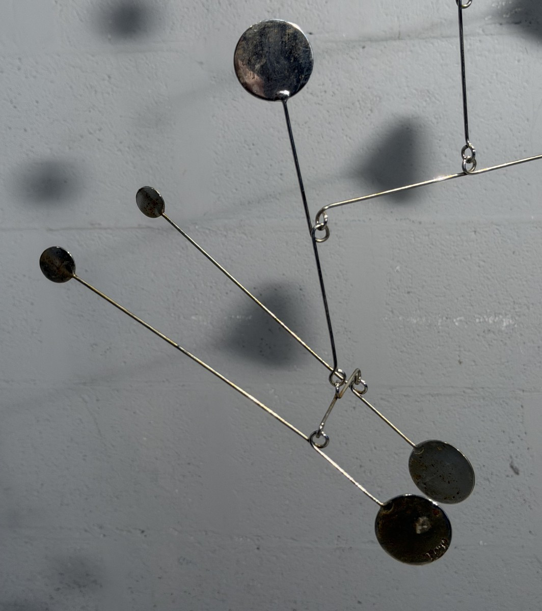 François Collette (1926-2024) Sculpture Mobile Stabile Suspendu France 1970-photo-3