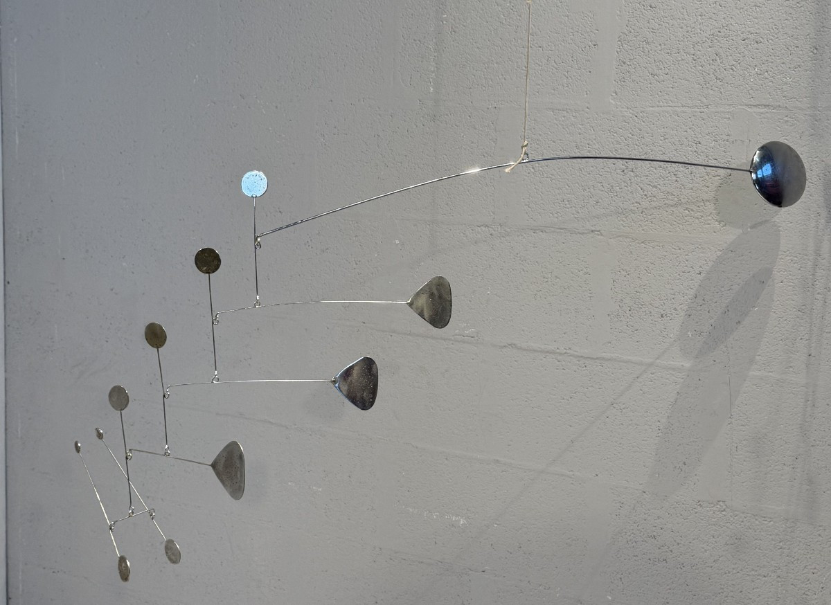 François Collette (1926-2024) Sculpture Mobile Stabile Suspendu France 1970-photo-5