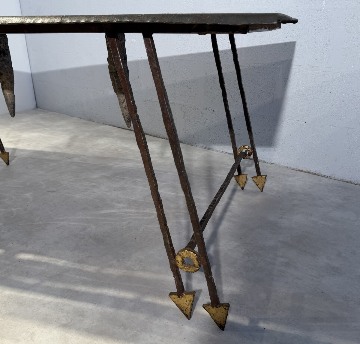 Sculpturale Table à manger de Jean-Jacques ARGUEYROLLES France 1990-photo-3